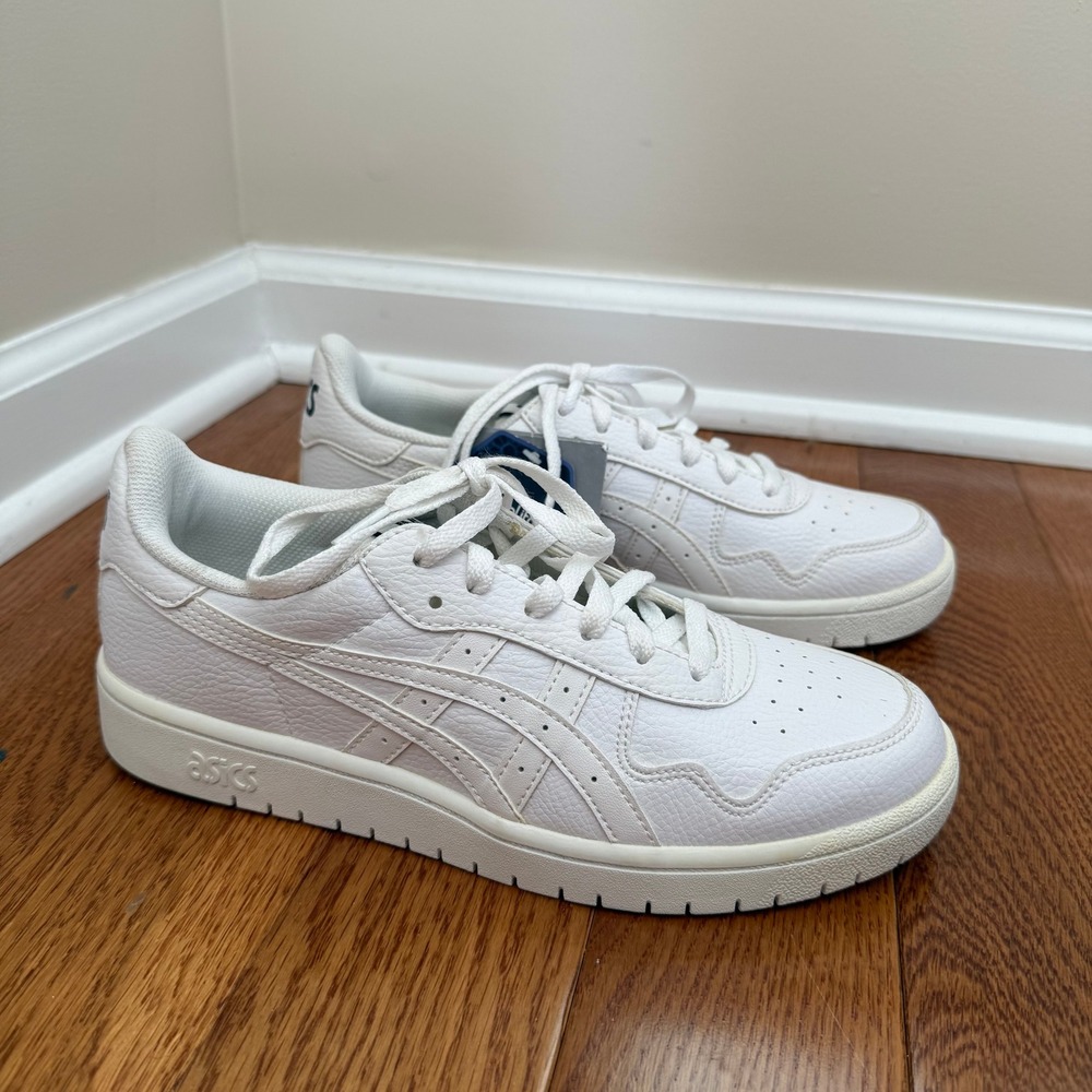 Asics Japan S White Leather Low Top Sneakers 1192A147 Womens 8.5 - Picture 2 of 6